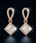 Teardrop American Diamonds Earrings or Studs for Women