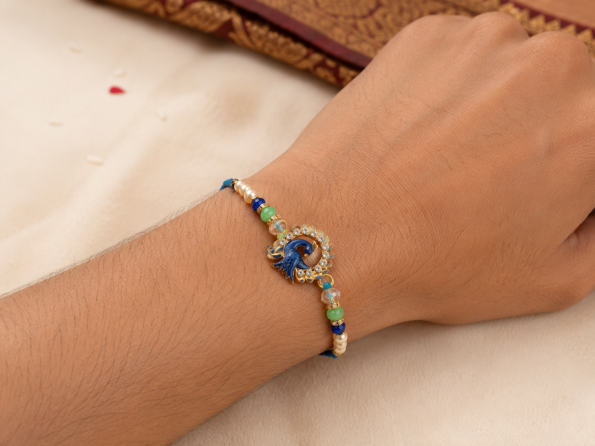 Royal Peacock Rakhi