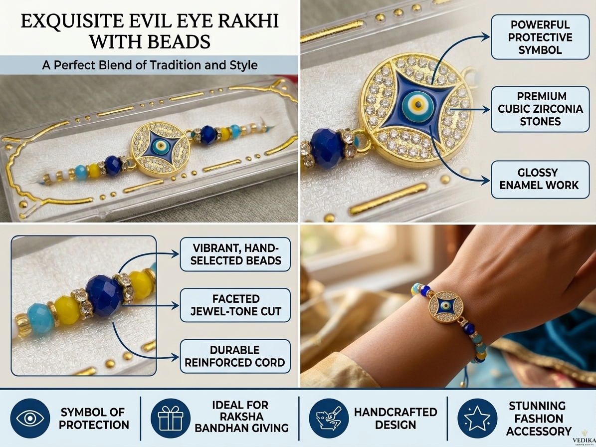 Evil Eye Designer Rakhi