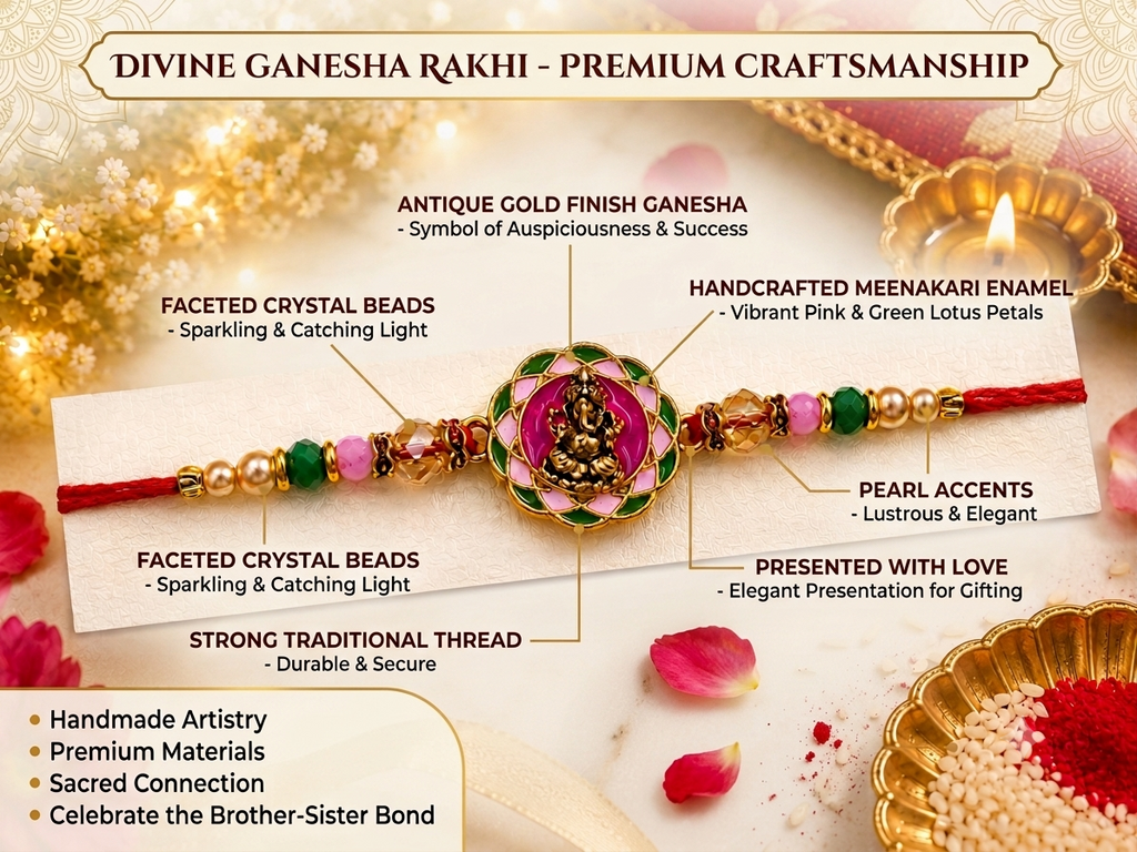 Divine Ganesha Rakhi